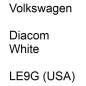 Preview: Volkswagen, Diacom White, LE9G (USA).